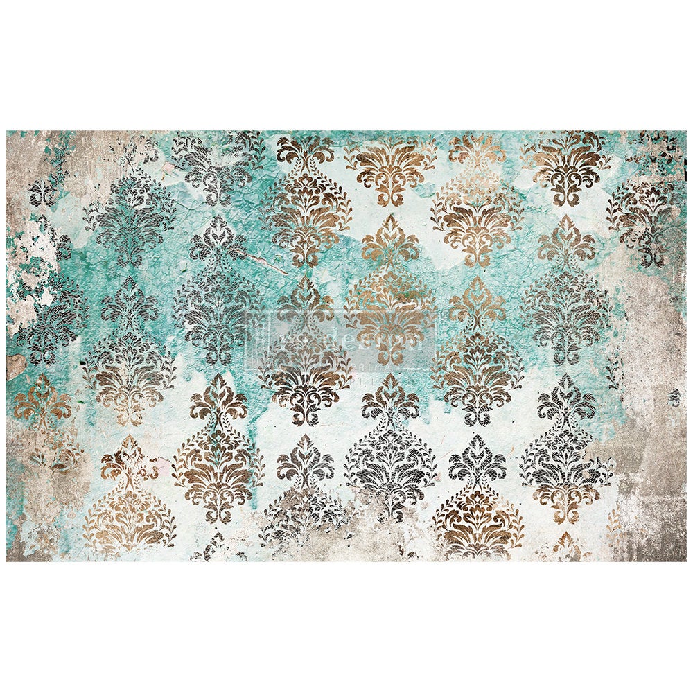 Decoupage Paper - Patina Flourish