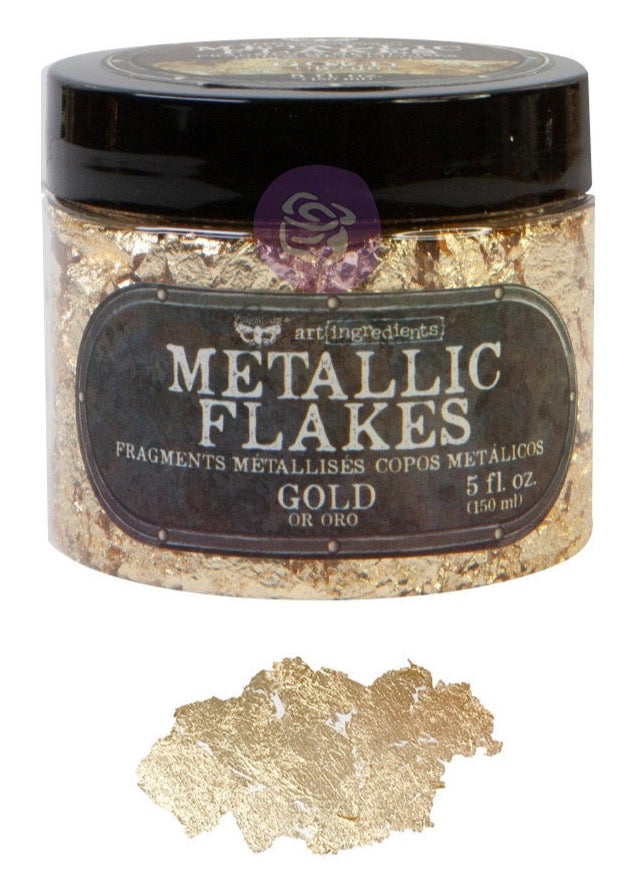 Art Ingredients – Metal Flakes – Gold