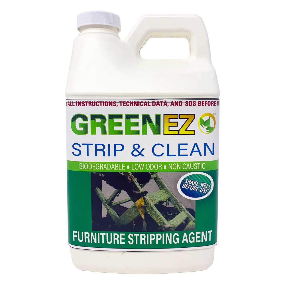 GreenEZ Furniture Strip & Clean, 1/2 Gallon Stripping Agent